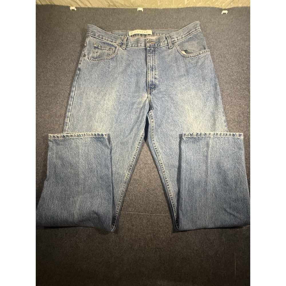 Arizona Jean Co. Loose Fit Jeans Men's 40x34 – Light Wash – Premium Denim